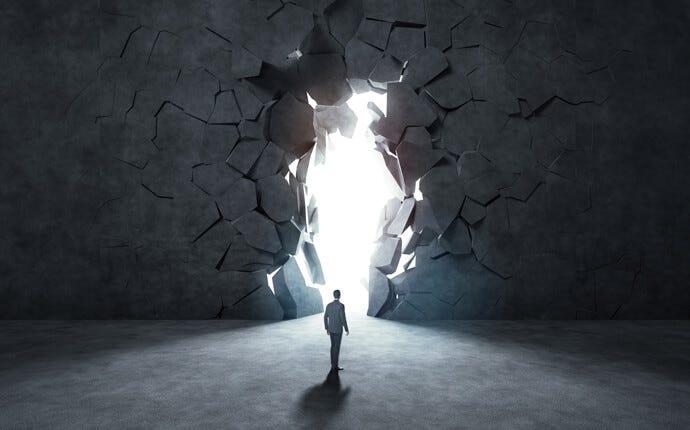 Breakthrough from darkness to light